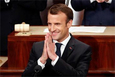 French President Emmanuel Macron addresses U.S. Congress